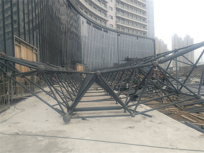 长葛万豪酒店雨棚网架